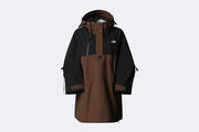 Abrigo The North Face Dryvent Hardshell Cape Coat negro y marron para mujer